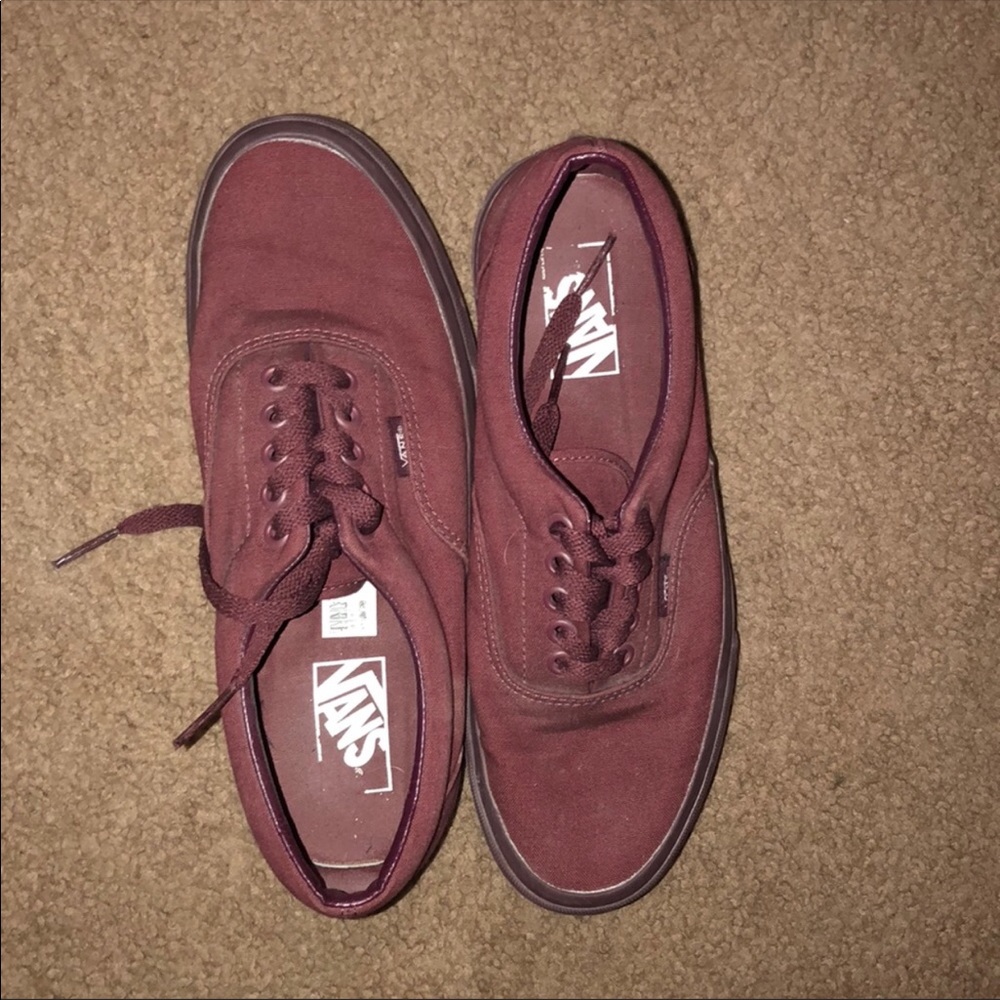 Maroon Vans